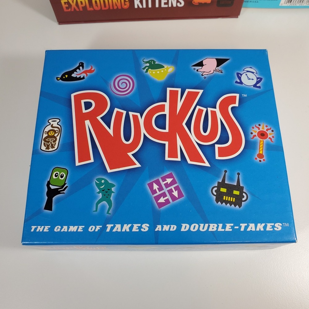 4 Card Game Lot Unstable Unicorns Exploding Kittens Ruckus Rook - Picture 2 of 10